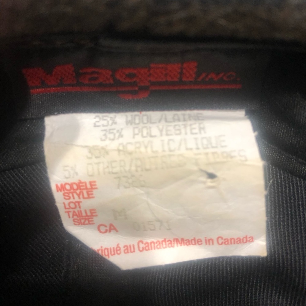 MAGILL INC Vintage Sherlock Wool Blend Brown Plaid Cap - Picture 4 of 5